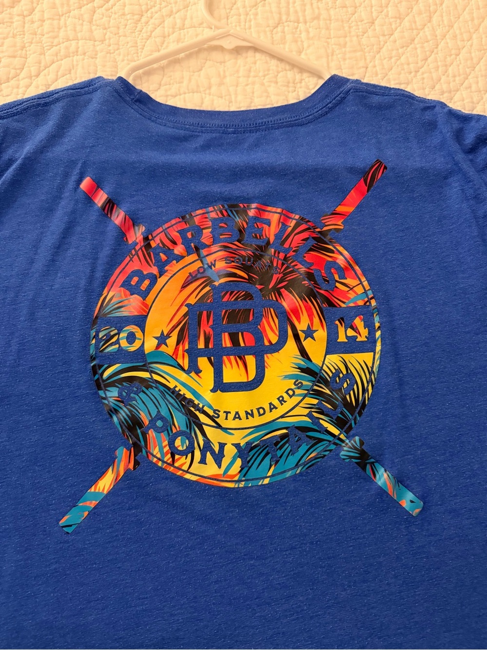 Blue Barbelies Short Sleeve Graphic Tee